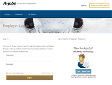 Tablet Screenshot of employers.avjobs.com